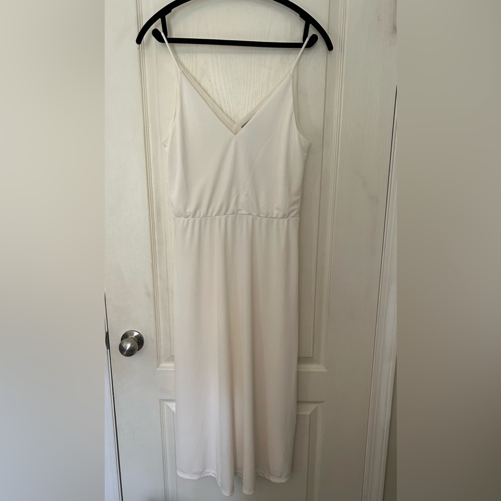 NWT H&M Cream Midi Dress